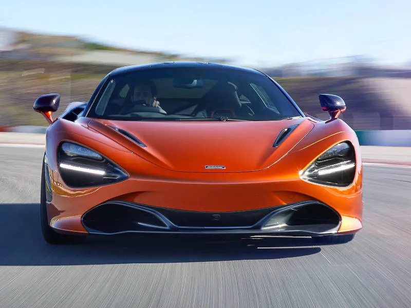 McLaren 720S driving through London