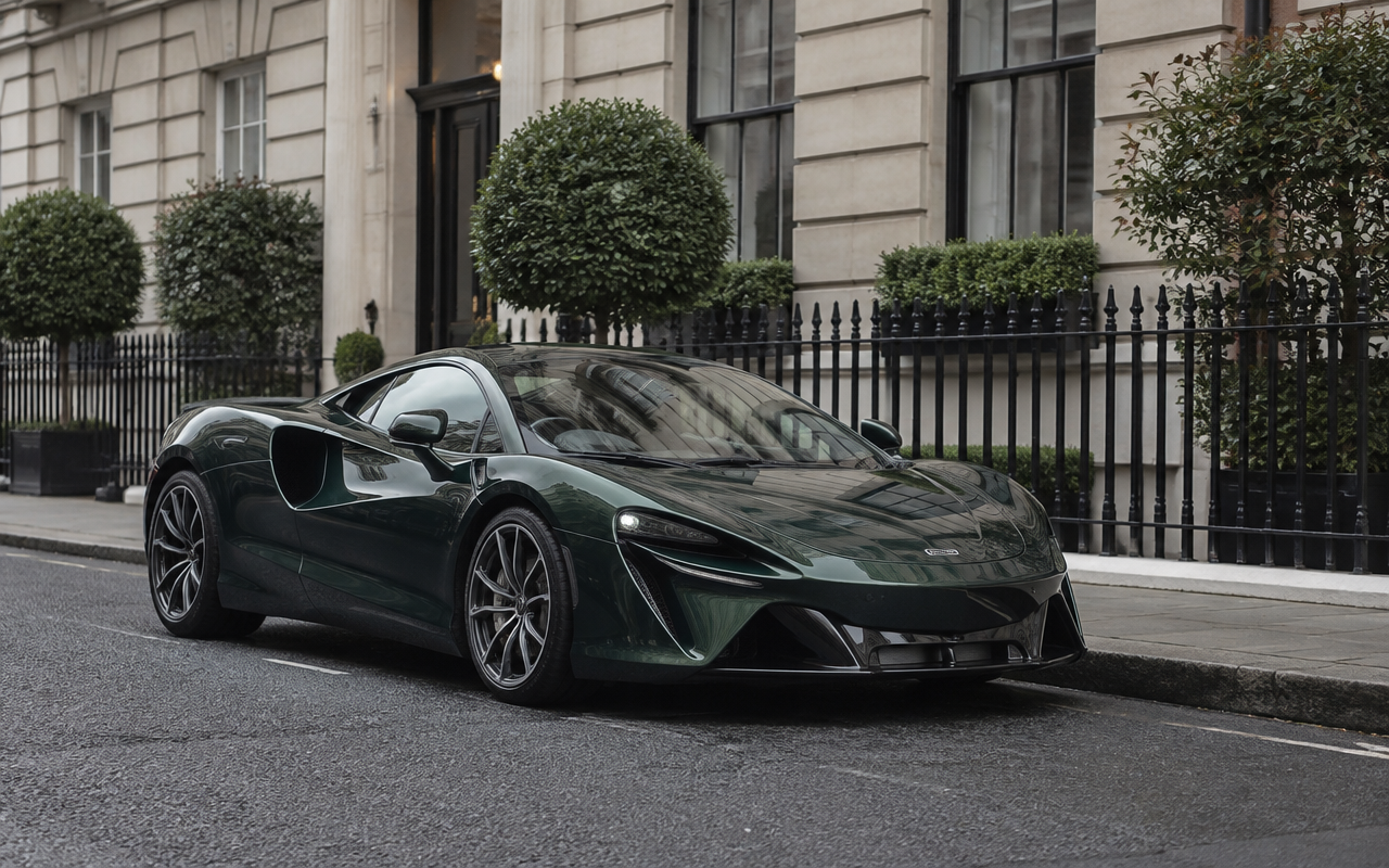McLaren Artura front three-quarter exterior